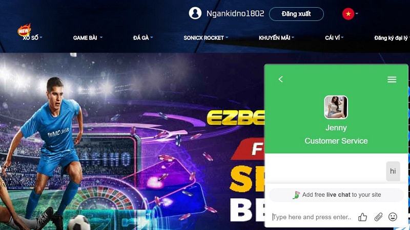 Nhà cái sẵn sàng hỗ trợ các vấn đề giao dịch