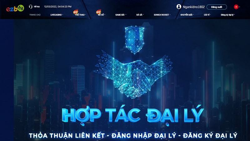 Trở thành đại lý nhà cái EZB68 với mức hoa hồng cao