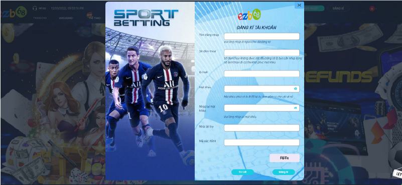 Cổng game EZB68 và Link vào EZB68 đăng nhập mới nhất