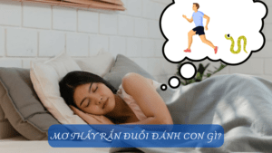 mơ thấy rắn đuổi đánh con gì