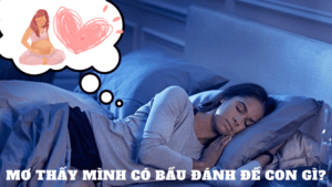 nằm mơ thấy mình có bầu đánh đề con gì